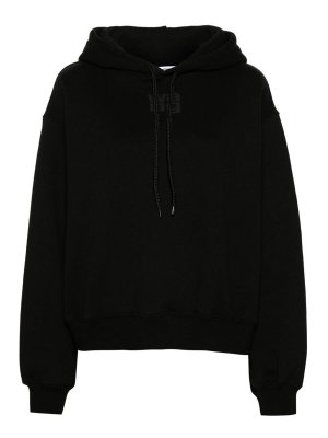 ALEXANDER WANG: Sweatshirts und Pullover - Sweatshirt - Schwarz