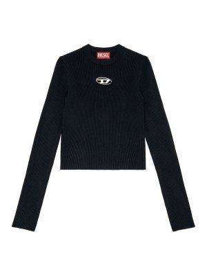 DIESEL: Tops & Tank tops - Ribbed Viscose Blend A-Valari Top