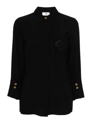 ELISABETTA FRANCHI: Camisas - Camisa - Negro