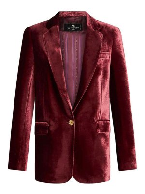 ETRO: Blazer - Blazer - Rojo Oscuro