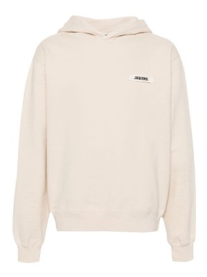 パーカー・フーディ ALEXANDER MCQUEEN Men Sweater 829321Q1BDL 9009 Beige Alexander Mcqueen Mcqueen Beige Knitted Hoodie | 829321Q1BDL9009