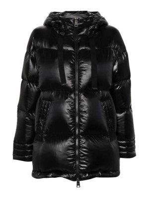 M.S.G.M. Black Polyester Down Jacket - Black | 3741MDH1223770599