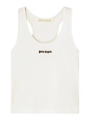 Palm Angels: Tops & Tank tops - White top