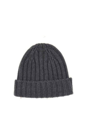 ニットキャップ・ビーニー PATOU Beanie - PATOU - Wool - White (AC0788041001W WHITE) ホワイト（白）系 PATOU(パトゥ) ニットキャップ・ビーニー