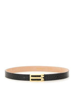 DIESEL ブラック ベルト 75/30 Dieselアウトレット：ベルト レディース - ブラック | GIGLIO