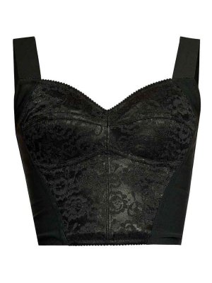 DOLCE & GABBANA: Tops und Tank Tops - Top - Schwarz