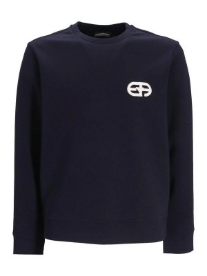 EMPORIO ARMANI: Sweatshirts und Pullover - Sweatshirt - Blau
