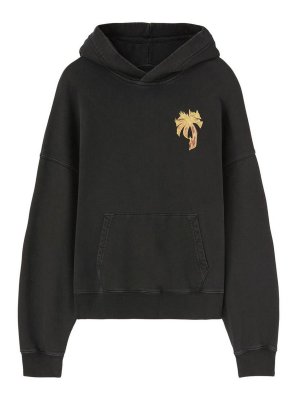 Palm Angels: Sudaderas y suéteres - Sudadera - Negro