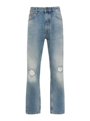 Palm Angels: straight leg jeans - Jeans