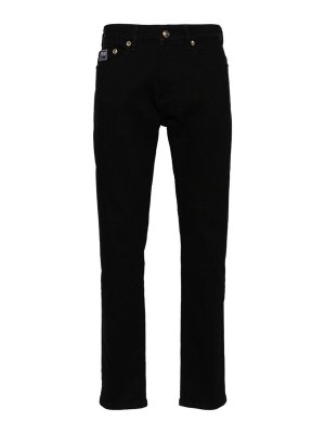 Versace Jeans Couture: Pantalones casual - Pantalón Casual - Negro