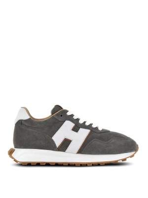 HOGAN: Chaussures de sport - Baskets - Gris
