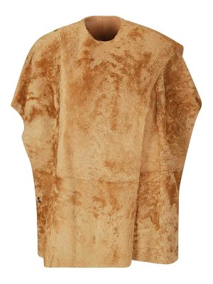 Givenchy Gradient effect fur coat - Dark Green | BWC06Y700R353