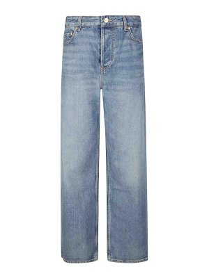 Givenchy Bootcut Jeans With Chain Details - Blue | BW51145Y9N420