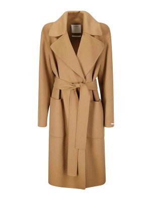 Low Classic Wool Twill Single Mac Coat - Black