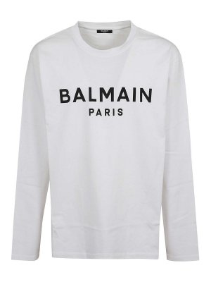 Balmain: T-shirts - T-Shirt - Blanc