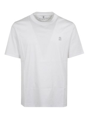 BRUNELLO CUCINELLI: T-shirts - T-Shirt - Weiß