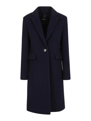 Pinko: long coats - Long wool coat