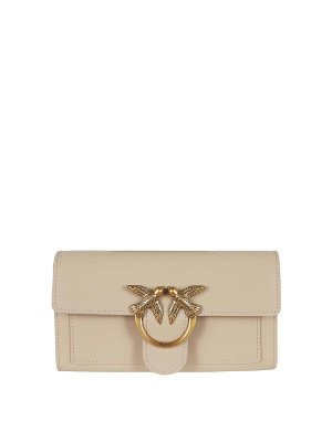 Pinko: wallets & purses - Love bag wallet in soft hand