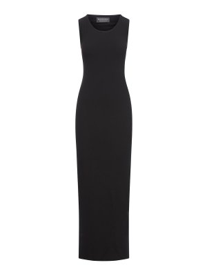 ワンピース ELISABETTA FRANCHI Women Dresses AB71747E2110 BLACK Elisabetta Franchi Maxi dress - Black - Women | AB71747E2110