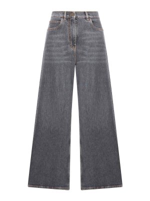 ETRO: straight leg jeans - Denim