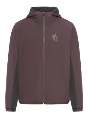 KhrisJoy Windbreaker bandana hood jacket - Red