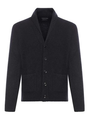 TOM FORD: カーディガン - カーディガン - 黒