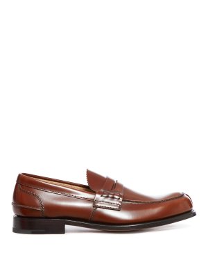 CHURCH'S: Mocassins & Chaussures bateau - Mocassins - Marron Clair