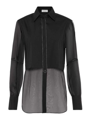 BRUNELLO CUCINELLI: Hemden - Hemd - Schwarz