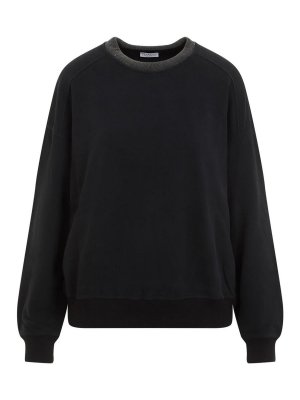 BRUNELLO CUCINELLI: crew necks - Cotton Crewneck Sweatshirt