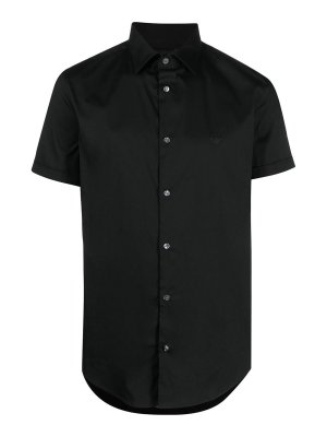 EMPORIO ARMANI: Camisas - Camisa - Negro