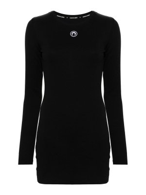 MARINE SERRE: Kurze Kleider - Kurzes Kleid - Schwarz