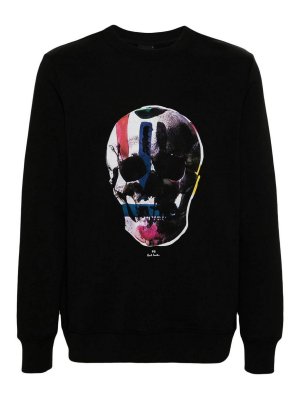 PS BY PAUL SMITH: Felpe e maglie - Felpa in cotone con teschio