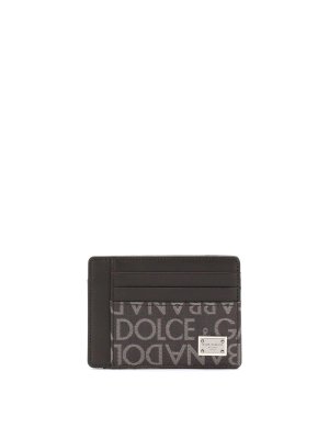 DOLCE & GABBANA: Portemonnaies und Geldbörsen - Portemonnaie - Schwarz