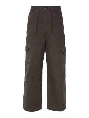 Acne Studios: casual trousers - Cargo Pants In Twill