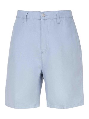 CARHARTT: Trousers Shorts - Light blue shorts
