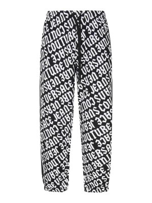 VERSACE JEANS: casual trousers - Logo Allover Pants
