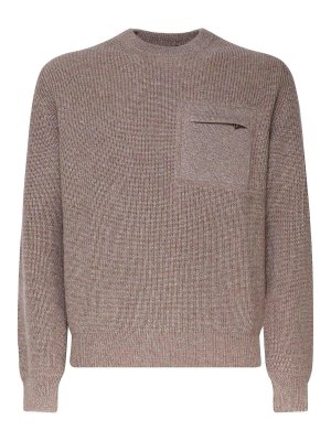 ZEGNA: Pull col rond - Pull Col Rond - Beige