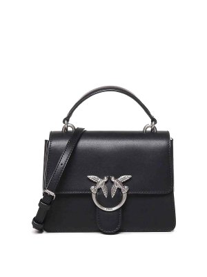 Pinko: Handtaschen - Shopper - Silber