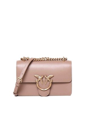 Pinko: Handtaschen - Shopper - Camel
