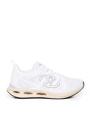 スニーカー VERSACE Men Sneakers 10154371A109252E10P Grey Versace Leather sneakers - Grey - Men | 10154371A109252E10P