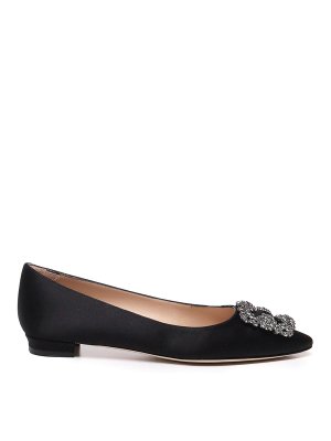 Uma Wang Leather Ballet Flats With An Asymmetric Toe