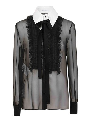 Jil Sander Capsule shirt in velvet - Black | J02DL0016J65006001 Jil Sander Capsule shirt in velvet - Black | J02DL0016J65006001