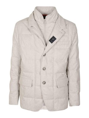 FAY: Kurze Daunenjacken - Daunenjacke - Grau