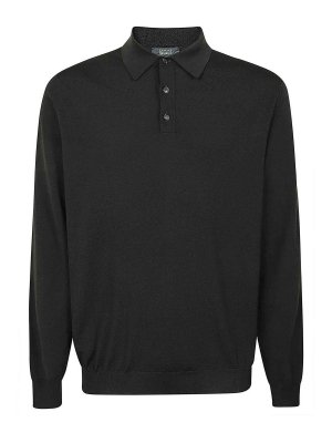 ZANONE: polo shirts - Long wool polo shirt