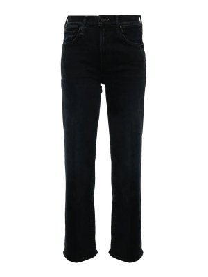MOTHER: Bootcut - Bootcut Jeans - Schwarz