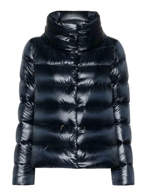 HERNO: padded coats - High Neck Collar Puff Coat