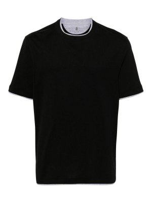 BRUNELLO CUCINELLI: Camisetas - Camiseta negra