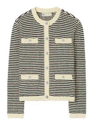 TORY BURCH: cardigans - Knitted cardigan