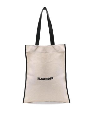 JIL SANDER: トートバッグ - トートバッグ - 白
