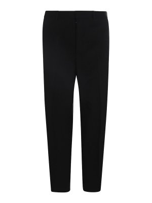 JIL SANDER: Trousers Shorts - Black Wool Pants